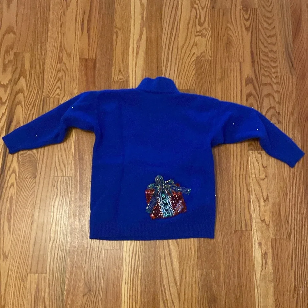 Marisa Christina Classics Blue Kids Sweater Size Large